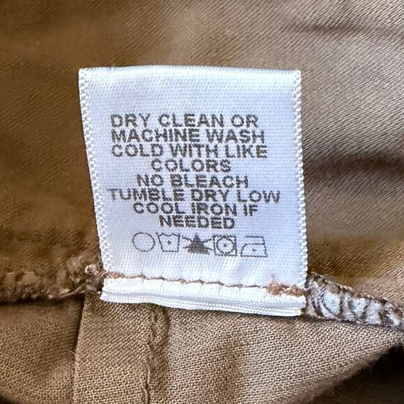 Twelfth Street Cynthia Vincent Women's Linen Blend Pants 6 Brown Minimalist - Picture 9 of 9